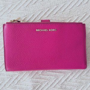 Michael Kors Adele Leather Smartphone Wallet